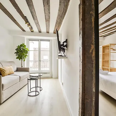 New&renovated Cosy Flat In The Marais !!! 4pers Appartamento *